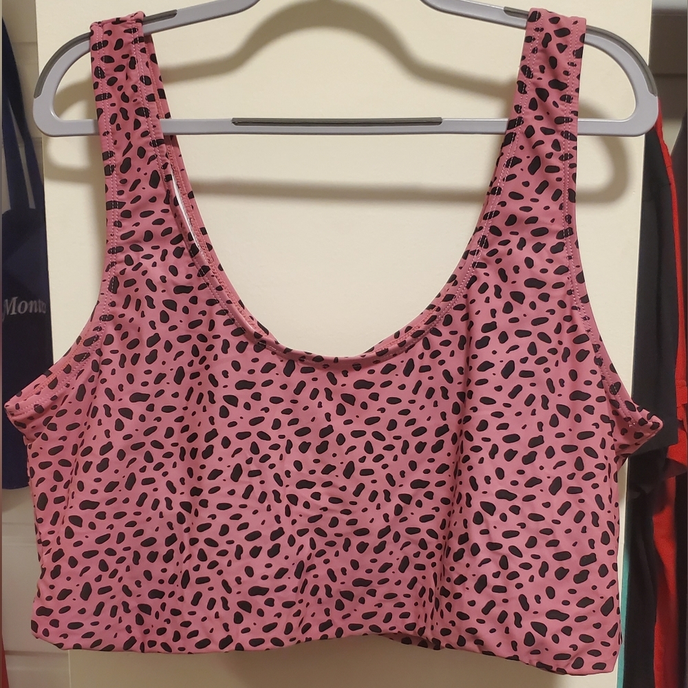 NWOT Coral Reef Swim Traveler Top - Pink Animal Print - XXXL - Picture 4 of 4